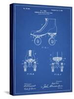 PP1019-Blueprint Roller Skate 1899 Patent Poster-Cole Borders-Stretched Canvas