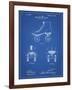 PP1019-Blueprint Roller Skate 1899 Patent Poster-Cole Borders-Framed Giclee Print