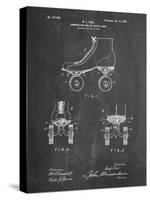 PP1019-Chalkboard Roller Skate 1899 Patent Poster-Cole Borders-Stretched Canvas