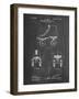 PP1019-Chalkboard Roller Skate 1899 Patent Poster-Cole Borders-Framed Giclee Print