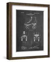 PP1019-Chalkboard Roller Skate 1899 Patent Poster-Cole Borders-Framed Giclee Print