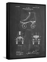 PP1019-Chalkboard Roller Skate 1899 Patent Poster-Cole Borders-Framed Stretched Canvas