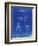 PP1019-Faded Blueprint Roller Skate 1899 Patent Poster-Cole Borders-Framed Giclee Print