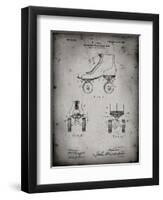 PP1019-Faded Grey Roller Skate 1899 Patent Poster-Cole Borders-Framed Premium Giclee Print