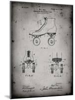 PP1019-Faded Grey Roller Skate 1899 Patent Poster-Cole Borders-Mounted Giclee Print