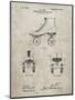 PP1019-Sandstone Roller Skate 1899 Patent Poster-Cole Borders-Mounted Premium Giclee Print