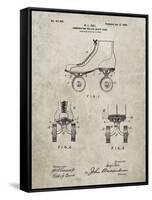 PP1019-Sandstone Roller Skate 1899 Patent Poster-Cole Borders-Framed Stretched Canvas