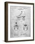 PP1019-Slate Roller Skate 1899 Patent Poster-Cole Borders-Framed Giclee Print