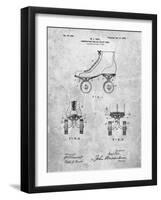 PP1019-Slate Roller Skate 1899 Patent Poster-Cole Borders-Framed Giclee Print