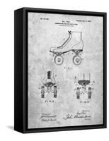 PP1019-Slate Roller Skate 1899 Patent Poster-Cole Borders-Framed Stretched Canvas