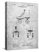 PP1019-Slate Roller Skate 1899 Patent Poster-Cole Borders-Stretched Canvas