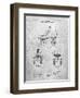 PP1019-Slate Roller Skate 1899 Patent Poster-Cole Borders-Framed Premium Giclee Print