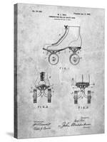 PP1019-Slate Roller Skate 1899 Patent Poster-Cole Borders-Stretched Canvas