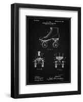 PP1019-Vintage Black Roller Skate 1899 Patent Poster-Cole Borders-Framed Premium Giclee Print