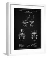 PP1019-Vintage Black Roller Skate 1899 Patent Poster-Cole Borders-Framed Giclee Print