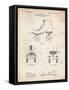 PP1019-Vintage Parchment Roller Skate 1899 Patent Poster-Cole Borders-Framed Stretched Canvas