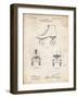 PP1019-Vintage Parchment Roller Skate 1899 Patent Poster-Cole Borders-Framed Giclee Print