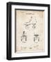 PP1019-Vintage Parchment Roller Skate 1899 Patent Poster-Cole Borders-Framed Giclee Print