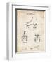 PP1019-Vintage Parchment Roller Skate 1899 Patent Poster-Cole Borders-Framed Giclee Print