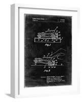 PP1020-Black Grunge Rubber Band Toy Car Patent Poster-Cole Borders-Framed Giclee Print