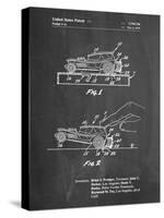 PP1020-Chalkboard Rubber Band Toy Car Patent Poster-Cole Borders-Stretched Canvas