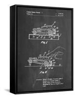 PP1020-Chalkboard Rubber Band Toy Car Patent Poster-Cole Borders-Framed Stretched Canvas