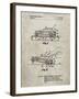 PP1020-Sandstone Rubber Band Toy Car Patent Poster-Cole Borders-Framed Giclee Print