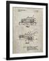 PP1020-Sandstone Rubber Band Toy Car Patent Poster-Cole Borders-Framed Giclee Print