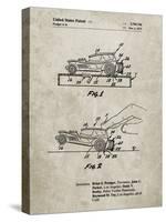 PP1020-Sandstone Rubber Band Toy Car Patent Poster-Cole Borders-Stretched Canvas