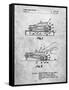 PP1020-Slate Rubber Band Toy Car Patent Poster-Cole Borders-Framed Stretched Canvas