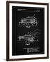 PP1020-Vintage Black Rubber Band Toy Car Patent Poster-Cole Borders-Framed Giclee Print