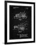 PP1020-Vintage Black Rubber Band Toy Car Patent Poster-Cole Borders-Framed Giclee Print