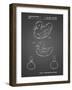 PP1021-Black Grid Rubber Ducky Patent Poster-Cole Borders-Framed Giclee Print