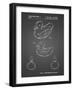 PP1021-Black Grid Rubber Ducky Patent Poster-Cole Borders-Framed Giclee Print