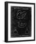 PP1021-Black Grunge Rubber Ducky Patent Poster-Cole Borders-Framed Giclee Print