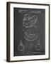 PP1021-Chalkboard Rubber Ducky Patent Poster-Cole Borders-Framed Giclee Print