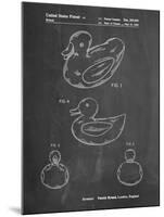 PP1021-Chalkboard Rubber Ducky Patent Poster-Cole Borders-Mounted Giclee Print