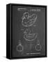 PP1021-Chalkboard Rubber Ducky Patent Poster-Cole Borders-Framed Stretched Canvas