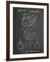 PP1021-Chalkboard Rubber Ducky Patent Poster-Cole Borders-Framed Giclee Print