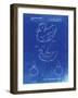 PP1021-Faded Blueprint Rubber Ducky Patent Poster-Cole Borders-Framed Giclee Print