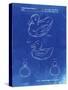 PP1021-Faded Blueprint Rubber Ducky Patent Poster-Cole Borders-Stretched Canvas