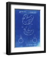 PP1021-Faded Blueprint Rubber Ducky Patent Poster-Cole Borders-Framed Giclee Print