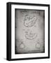 PP1021-Faded Grey Rubber Ducky Patent Poster-Cole Borders-Framed Giclee Print