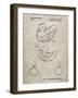 PP1021-Sandstone Rubber Ducky Patent Poster-Cole Borders-Framed Giclee Print