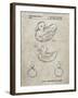 PP1021-Sandstone Rubber Ducky Patent Poster-Cole Borders-Framed Giclee Print