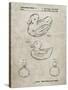 PP1021-Sandstone Rubber Ducky Patent Poster-Cole Borders-Stretched Canvas