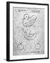 PP1021-Slate Rubber Ducky Patent Poster-Cole Borders-Framed Giclee Print