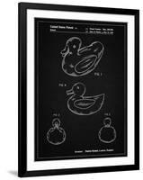 PP1021-Vintage Black Rubber Ducky Patent Poster-Cole Borders-Framed Giclee Print