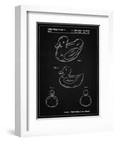 PP1021-Vintage Black Rubber Ducky Patent Poster-Cole Borders-Framed Giclee Print