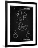 PP1021-Vintage Black Rubber Ducky Patent Poster-Cole Borders-Framed Giclee Print